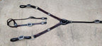 Hermann Oak Buttery Soft Black and Red Tack Set