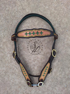 Draft Cross Chocolate Celtic Browband Headstall